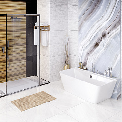 Crete ванна /Nova Gel /белая/бронзовый полотенцедержатель(179см*79см*63,5см) Ванны/AQUA DE MARCO