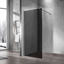 Душевая перегородка Walk-In VSW-1H110CGGM, 1100*2000, вороненая сталь, стекло тонированное, , шт