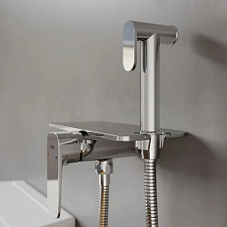 Встраиваемый смеситель с гигиеническим душем, полка, Axes, IDDIS, AXESBSHi08