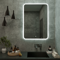 Зеркало/LED-подсветка (70см*100см)/сенсор.выключатель Maroni/AQUA DE MARCO