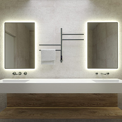 Полотенцесушитель электрический Vincea VTD-1S1CGE 43x60, графит, таймер, , шт