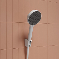 Шланг для душа, белый матовый, силиконовый, 2,0м, Optima Home, IDDIS, OPH20WLi19