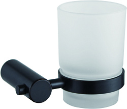 Держатель стакана матовое стекло, черный HB8406-7