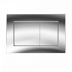 Corpa Nera Caruso/Карузо клавиша смыва, двойной смыв, хром глянец