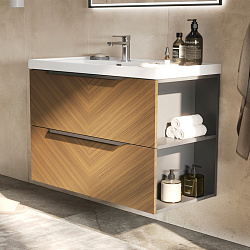 Тумба подвесная FOREST 90.2Y, орех (78857(90)L)