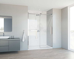 Душевая дверь Como Soft VDS-1CS140CL, 1400, хром, стекло прозрачное, , шт