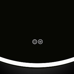 Зеркало LED VLM-3AU900 500x900 c сенсорным выключателем и диммером, , шт