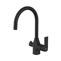 Смеситель для кухни, с подключением к фильтру питьевой воды, высота излива 22 см, длина 20 см, латун