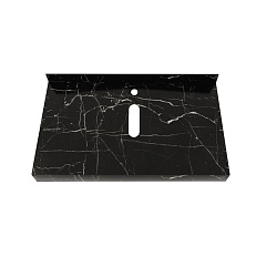 Corpa Nera Grossi/Гросси столешница 80 под раковину керамогранит, черный мрамор