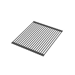 Ролл-мат, нерж. сталь, чёрный, 353*420, Kitchen Line, IDDIS, ROL35BLi59