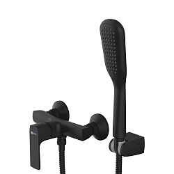 Смеситель для душа, латунь/чёрный