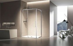 Душевой уголок Slim 8mm VSR-6SL8013CL, 1300*800, хром, стекло прозрачное, , шт