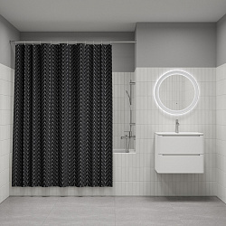 Штора для ванной, 200x180 см, Полиэстер, IDDIS, BB05P18i11
