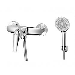 Cмеситель для душа с аксессуарами, хром