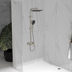 Душевая стойка Dice VSFS-4C12BN с изливом, брашированный никель, , шт