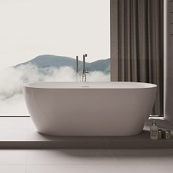 Ванна акриловая Vincea VBT-705-1800, 1800*800*585, цвет белый, щелевой перелив, слив белый, , шт