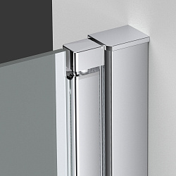 Душевая дверь Alpha VDP-3AL100CL , хром, стекло прозрачное, , шт
