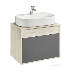 Тумба-умывальник Лофт Урбан 65 графит\Орегон (Одри, MILA)