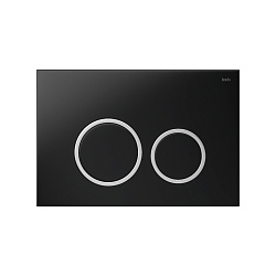 Клавиша смыва, универсальная, чёрная, Unifix, 003, IDDIS, UNI03BCi77