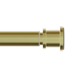 Карниз для ванной комнаты, 110-200 см, золотой матовый, Elegante, IDDIS, RSG0120i14
