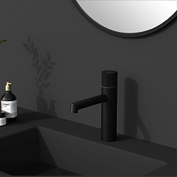 Смеситель для раковины Desire VBF-1D3MB, черный, , шт