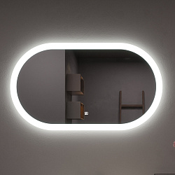 Зеркало/LED-подсветка (105см*60см)/сенсор. выключатель  Fly/AQUA DE MARCO