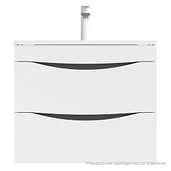 Тумба подвесная, белая, 60 см, Cloud, IDDIS, CLO60W0i95. Подходит умывальник: 0136000i28