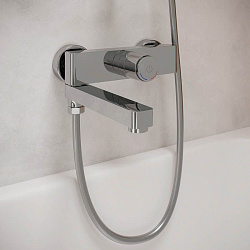 Смеситель для ванны с управлением Push Control, Slide, IDDIS, SLISBBTi02WA