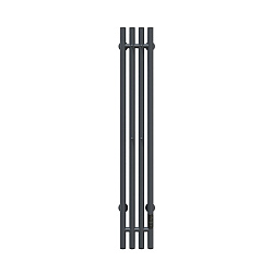 Aringa Токио полотенцесушитель вертикальный электрический 120*15, графит
