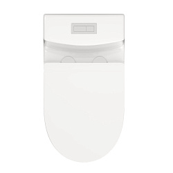 Corpa Nera Viotti/Виотти унитаз-компакт моноблок безободковый, быстрос.сиденье с микролифтом, белый