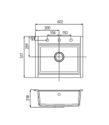 Мойка кух. ДЕЛИЯ 60 песочн