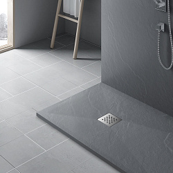 Поддон для душа из искусственного камня  VST-4SR8010G,1000*800*25, серый, , шт