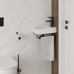 Corpa Nera Longo/Лонго 37 раковина накладная правая, белый