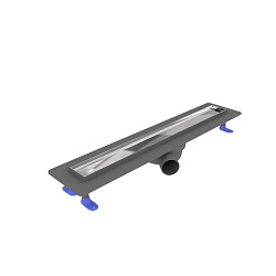 Corpa Nera Salieri/Сальери душевой трап 60 см под плитку с гидрозатвором