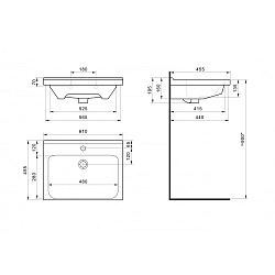 Только с тумбой! Акватон умывальник Миранда 60