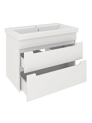 Тумба подвесная CITY 80 /2 ящ/раковина Фостер (80см)/AQUA DE MARCO