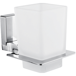 Держатель стакана матовое стекло, хром HB8806