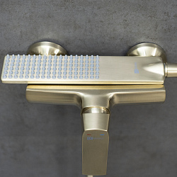 URSUS Смеситель для душа, латунь/брашированное светлое золото