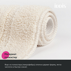 Коврик для ванной комнаты, 65х45, микрофибра, светло-бежевый, IDDIS,