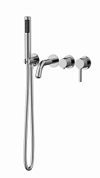 Смеситель для ванны Villa VTFW-1VL1CH, встраиваемый, хром, , шт