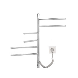 Полотенцесушитель электрический Vincea VTD-1S2CE 43х80, хром, таймер, , шт