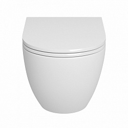 Corpa Nera Bosso/Боссо унитаз приставной безободковый, быстросъемное сиденье с микролифтом, белый