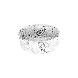 Corpa Nera Bosso/Боссо раковина  накладная D40 с полочкой под смеситель, белый мрамор