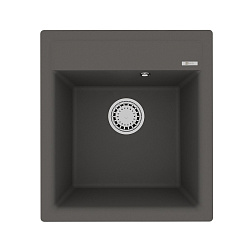 HANKA 450 Мойка кухонная из кварцгранита цвет: серый шёлк комплектация: крепеж, сливная арматура с п