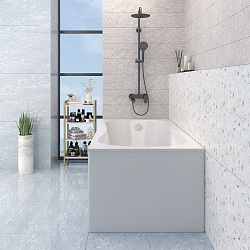 Malta ванна /Nova Gel /белая/металлические ножки(157см*77см*63см) Ванны/AQUA DE MARCO