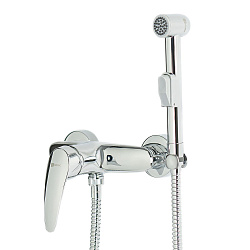 LINARA Смеситель настенный с гигиеническим душем, латунь/хром