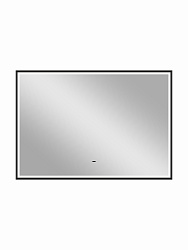 Зеркало "Stage Black Led" 800х600  с бесконтактным сенсором, функцией антизапотевания и холодной под