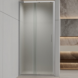 Душевая дверь Rapid-N VDS-3RN12/13MT, хром, стекло текстурное, , шт