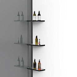 Душевая перегородка Walk-In VSW-1HWS120CGGM, 1200*2000, вороненая сталь, стекло тонированное, , шт