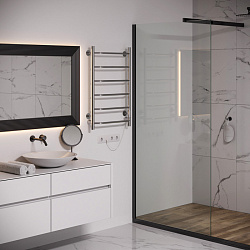 Aringa Киото полотенцесушитель лесенка электрический 80*50, хром